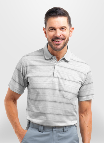 Pique Collared Design Polo 
