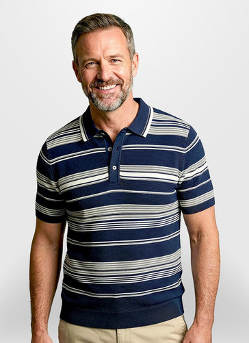 Kensington Striped Polo 