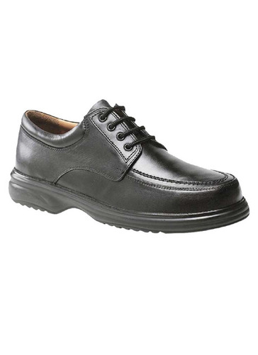 Black Wide Fit Lace Up Shoe 