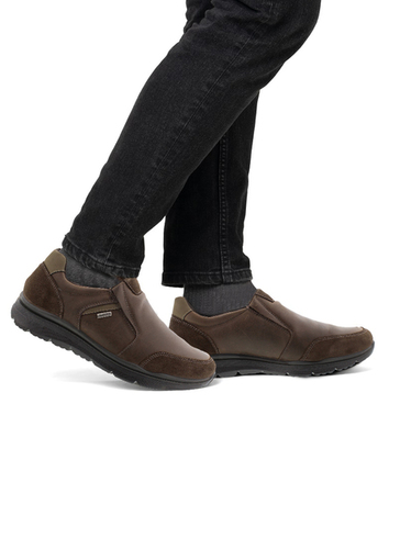 Brown Nubuck Leather Leisure Shoe 