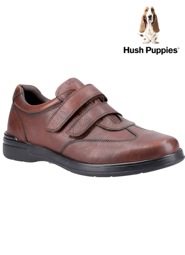Mens Soft Leather Double Touch fastening 
