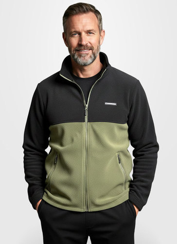 Contrast Panel Polar Fleece 