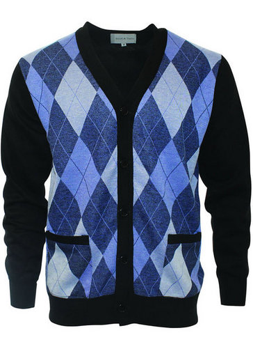 ARGYLE CARDIGAN 