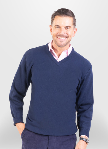 Long Sleeve V Neck Sweater 
