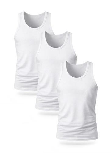Pack Of 3 Men�s Sleeveless Vest 