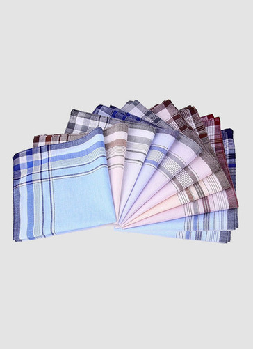 Pack Of 10 Handkerchiefs 