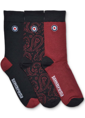 Lambretta Paisley Socks 