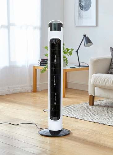 29' Slimline Tower Fan Digital Timer Oscillating With Remote Control