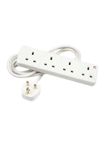 Extension Leads 4 Way Uk Power Sockets 