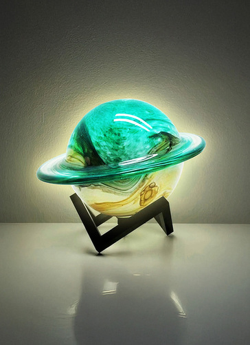 Dreamy Planet Glass Table Lamp