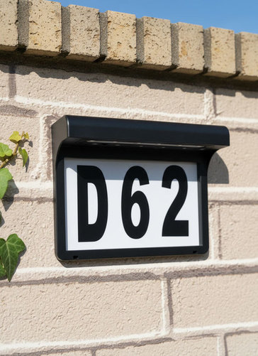 House Number Light | Solar Powered
