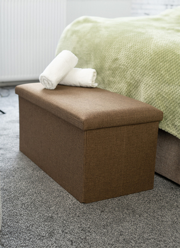Foldable Storage Ottoman 
