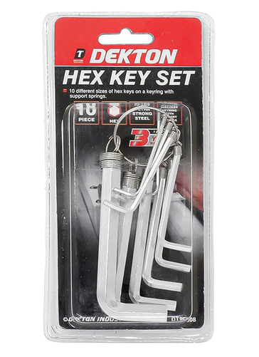 DEKTON 10PC HEX KEY 