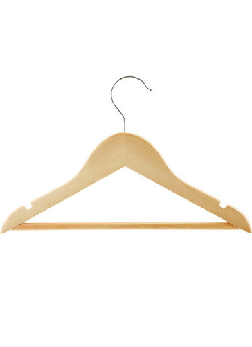2 PACK WOODEN HANGERS