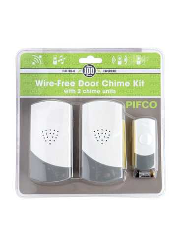 Pifco Wire Free Door Bell Chime Kit 