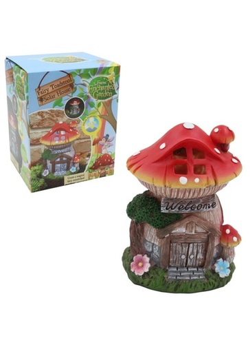 Solar Fairy Garden Toadstool House
