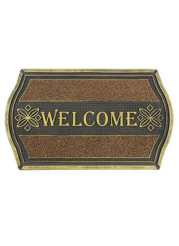 Welcome Pin Scraper Doormat 