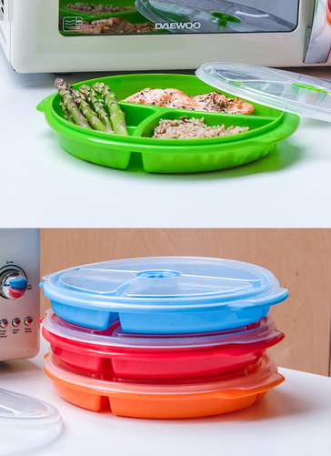 DIVIDED FOOD STORAGE PLATES