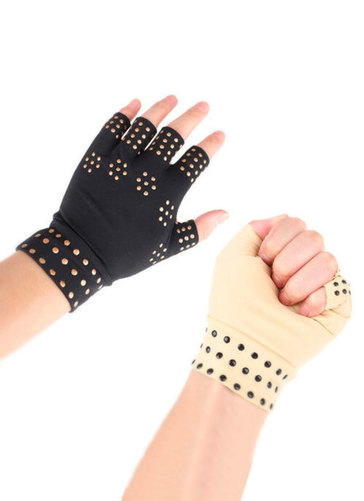 Black Magnetic Joint Gloves