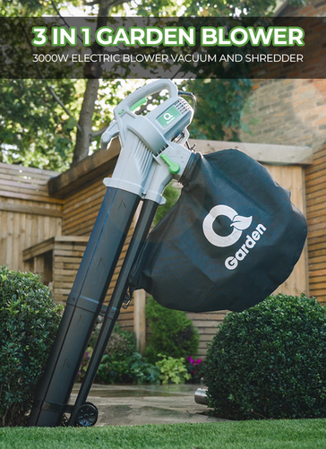 167mph 3000w 3in1 Garden Blower Vacuum And Shredder
