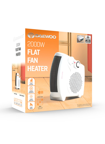 2000w Upright Flat Fan Heater