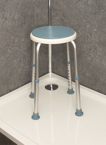 Bath Stool With Rotating Seat