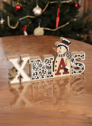 Battery Powered Wooden XMAS Display