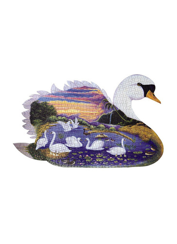 Swan Shape Jigsaw Puzzle