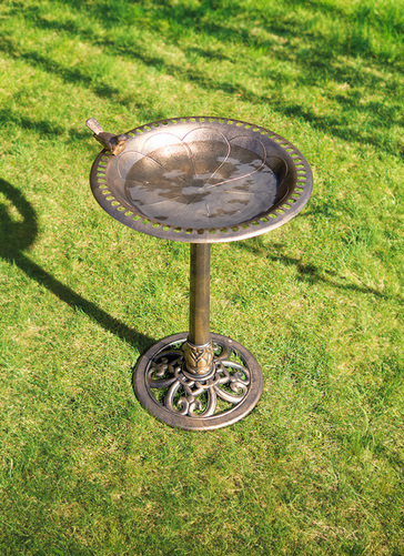 Bronze Ornamental Bird Bath