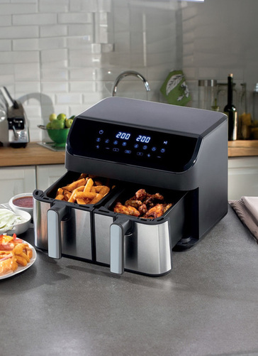 Xl 9l Double Drawer Airfryer