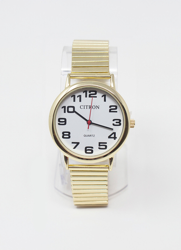 Gents Expanding Watch With Easy Read Dia 