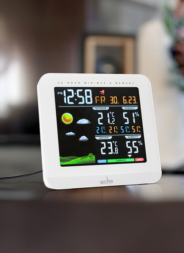 Weather Gauge Alarm Clock 
