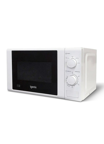 Igenix White 20L 700W Manual Microwave