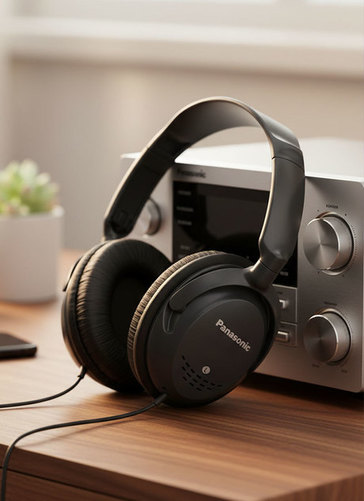 Panasonic Over-Ear Wired Headphones