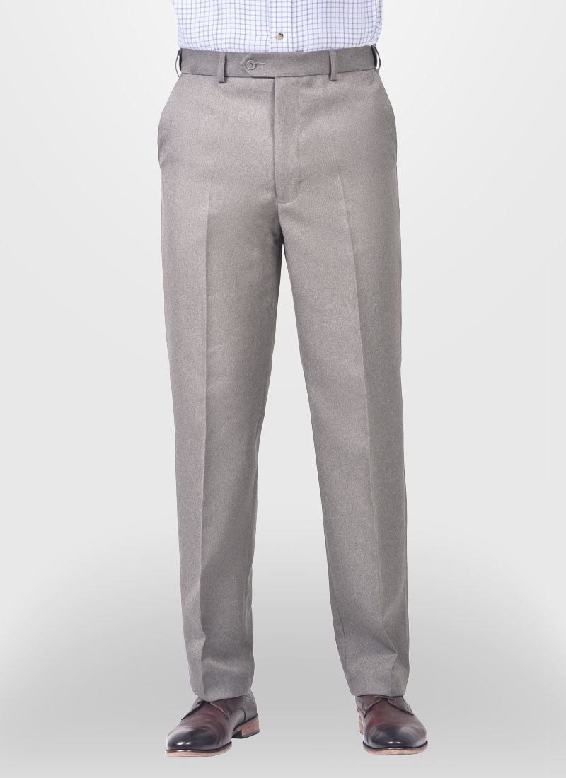 Cotton and Linen Mix Men's Summer Trousers