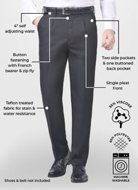 ACTIVE STRETCH WAIST TROUSERS 