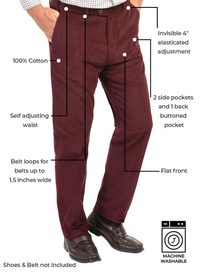Comfort Fit Needle cord Trousers Comfort Fit Needle cord Trousers