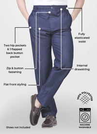 EASY PULL ON JEAN TROUSERS 