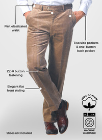 Classic Expanding Waist Lincoln Cords 