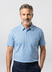Marl Tipped Classic Polo Shirt Marl Tipped Classic Polo Shirt