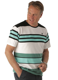 PENZANCE MULTI-STRIPED T-SHIRT 