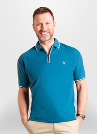 Wells 1/4 Zip Polo Shirt 