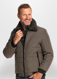 Warm Padded Jack with Sherpa Fleece Coll 