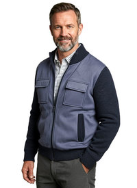 Zipped Chenille Cardigan 