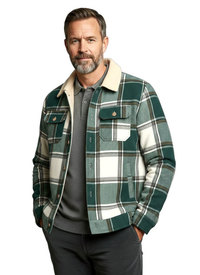 Sherpa Lined Check Jacket Sherpa Lined Check Jacket