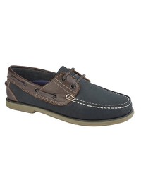 MOCCASIN LEATHER BOAT SHOES 