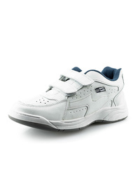 Leather Touch Fastening Trainers Leather Touch Fastening Trainers