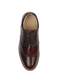 Burgundy Hi-Shine Leather Shoe 