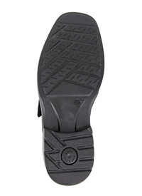 Black Lace Up Comfort Leather Shoe 
