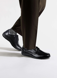 Leather Mudguard Panel Shoe 